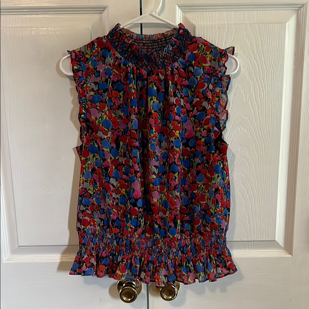 J. Crew Floral Sleeveless Top - Multicolor